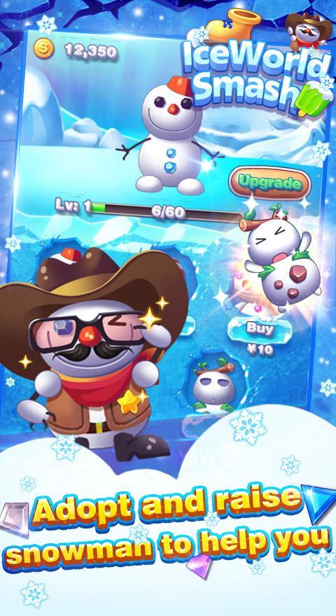 Ice World Smash Game Screenshot