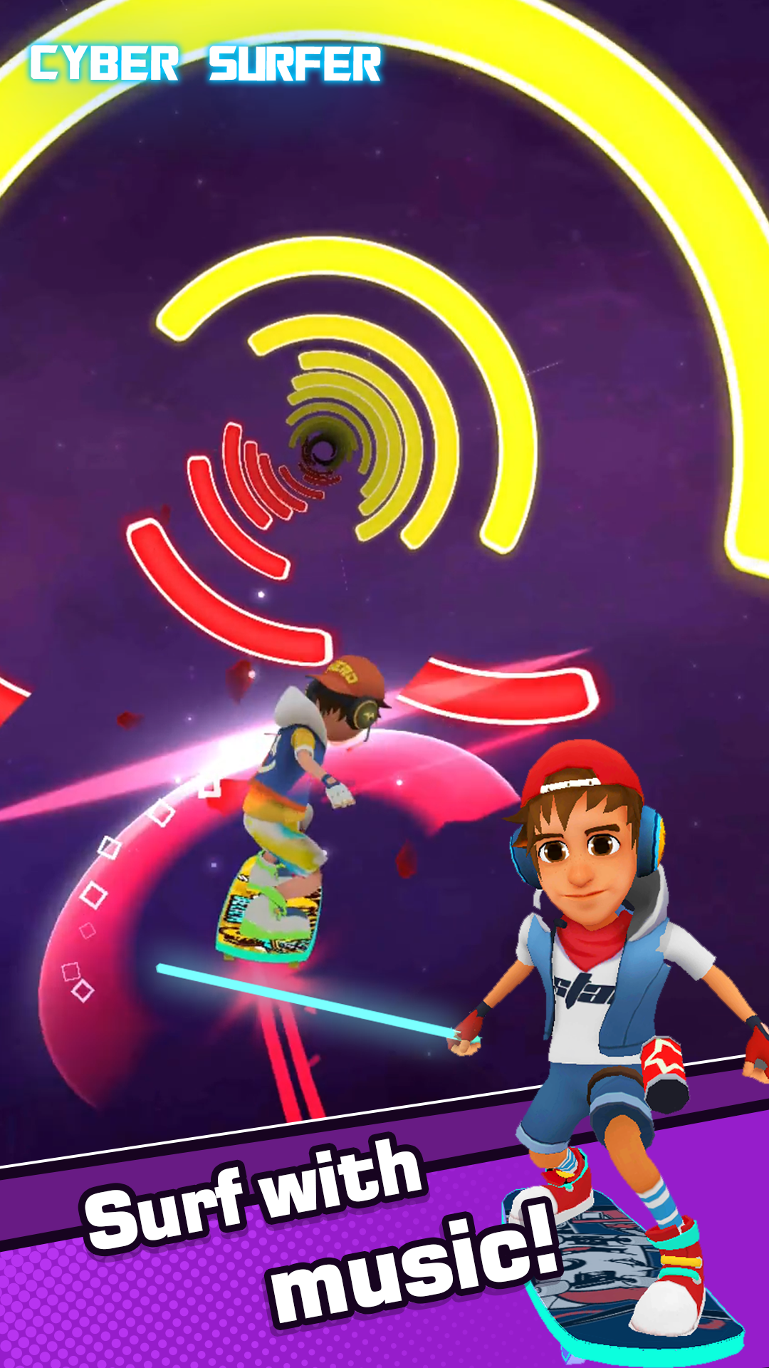 Cyber Surfer: Beat&Skateboard android iOS apk download for free-TapTap