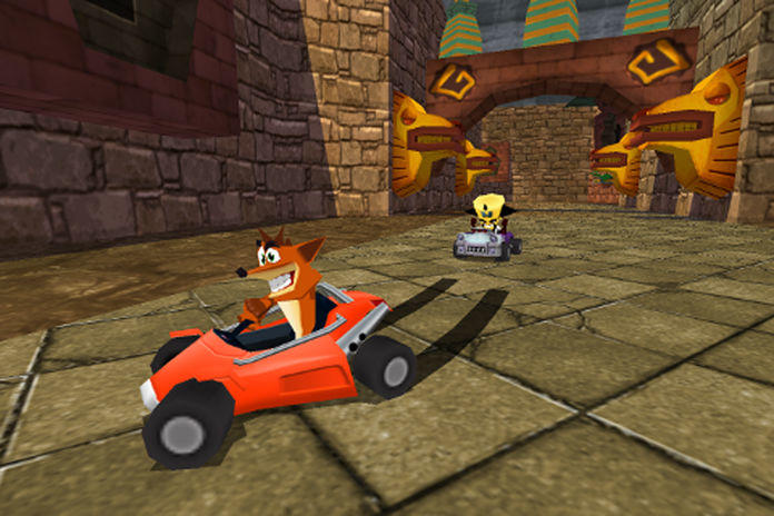 Cuplikan Layar Game Crash Bandicoot Nitro Kart 2