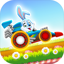 Happy Easter Bunny Racing
