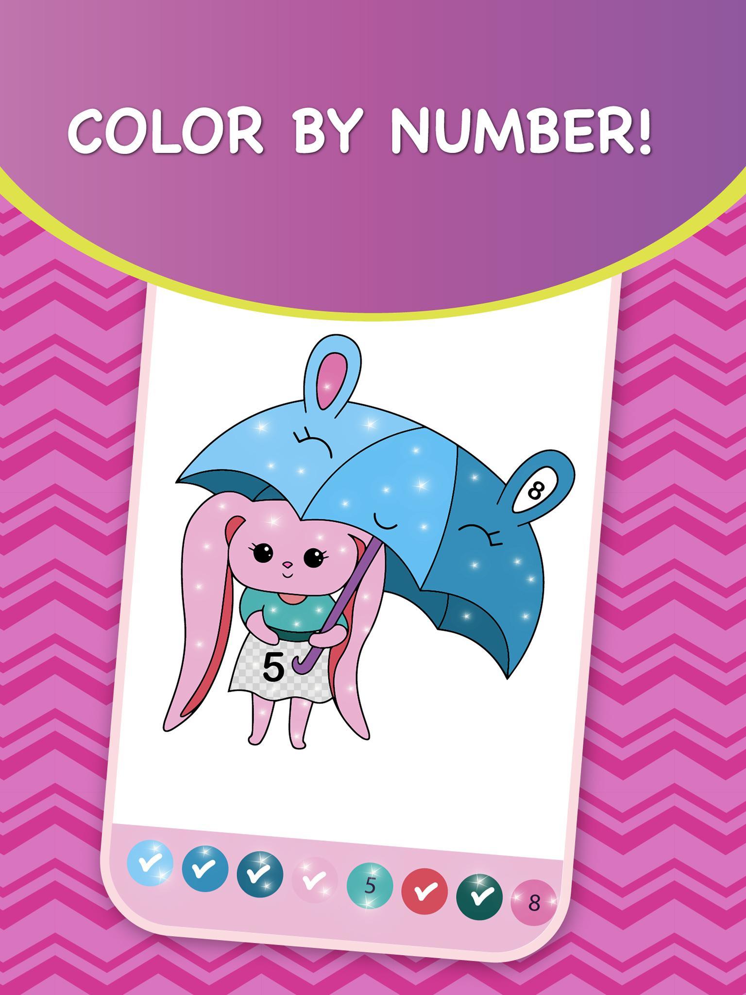 Screenshot of Magic Color - kids coloring book by numbers