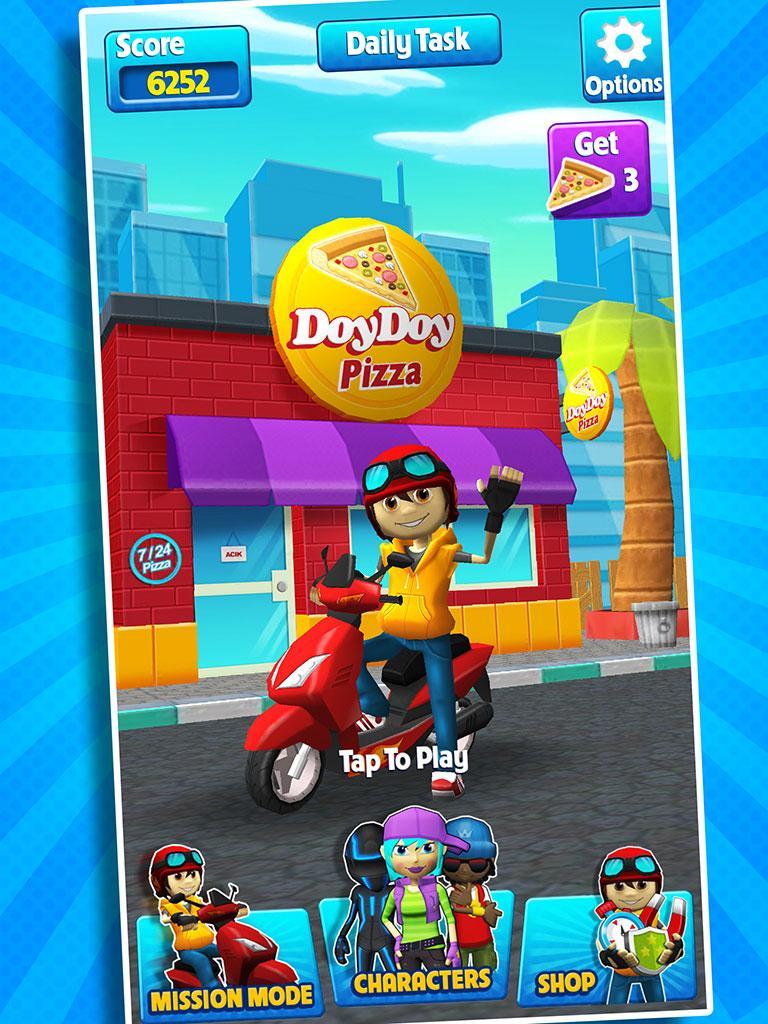 Subway Scooters Race screenshot game