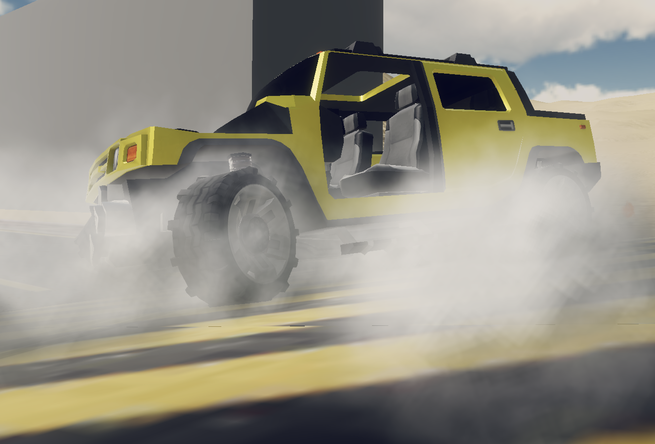 Car Crash Simulator : Desert Game Screenshot