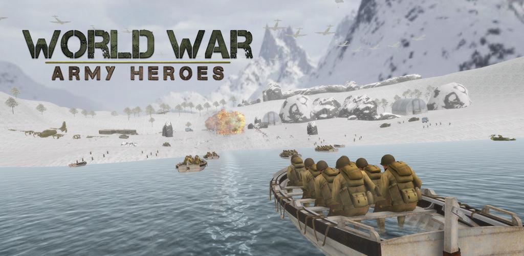 Banner of World War 2 Frontline Heroes: WW2 코만도 슈터 1.3.1