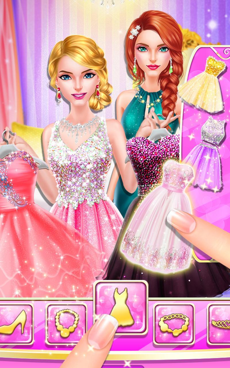 Cuplikan Layar Game High School PROM Night Salon