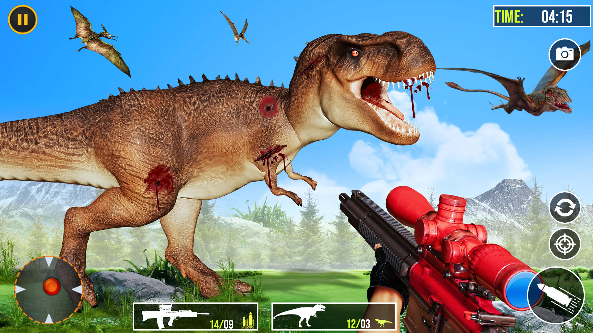 Dino Hunting - Sniper Game Game Screenshot