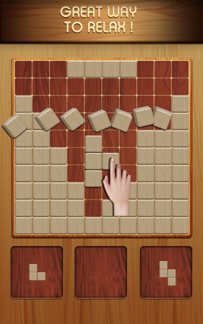 Classic Block Puzzle Wood 1010 screenshot game