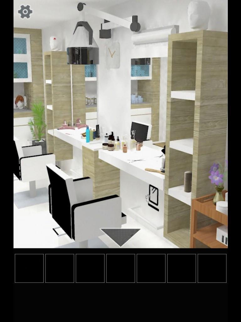 Escape from the barber room. Game Screenshot