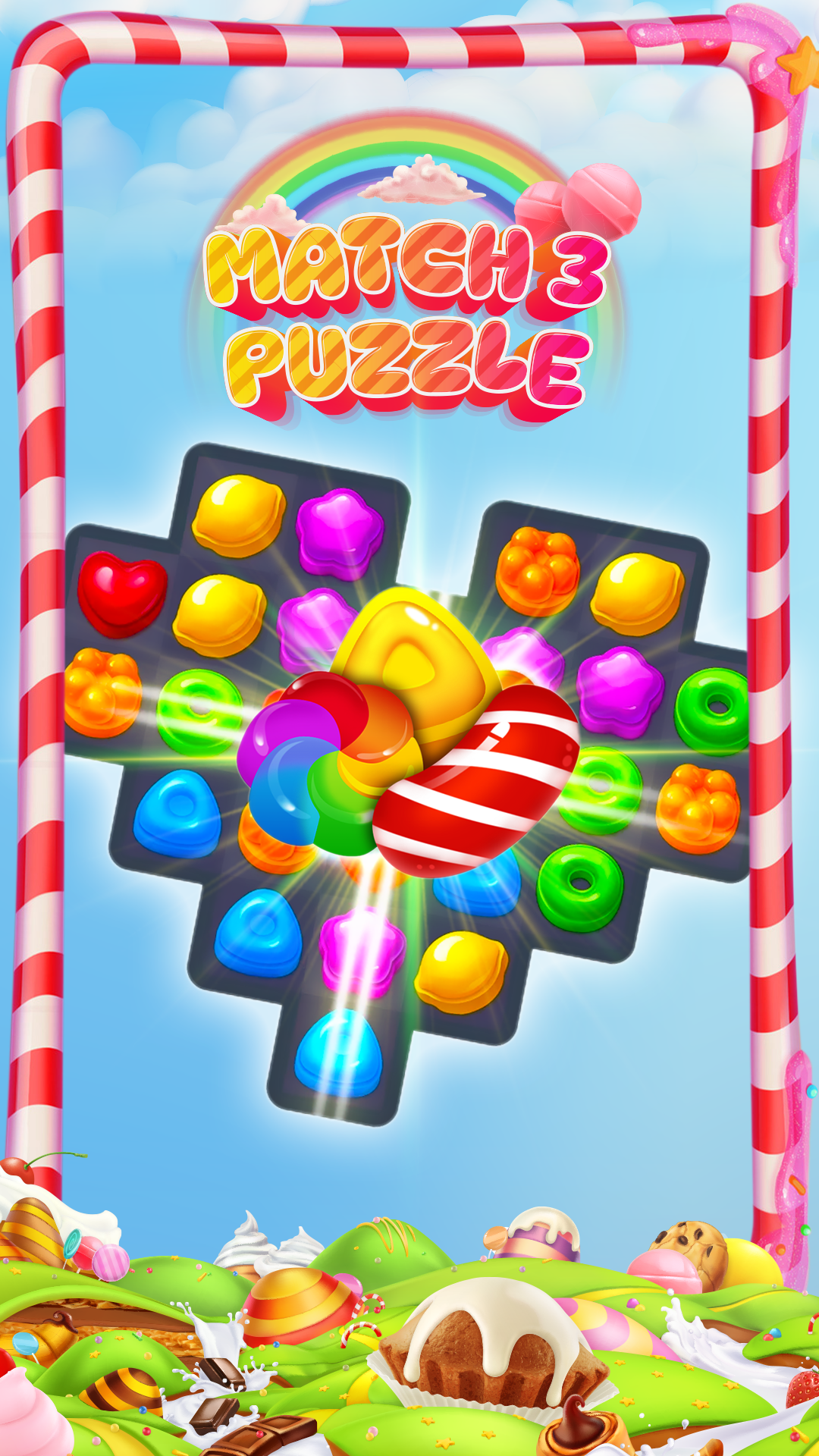 Match 3 Puzzle: Candy World android iOS apk download for free-TapTap