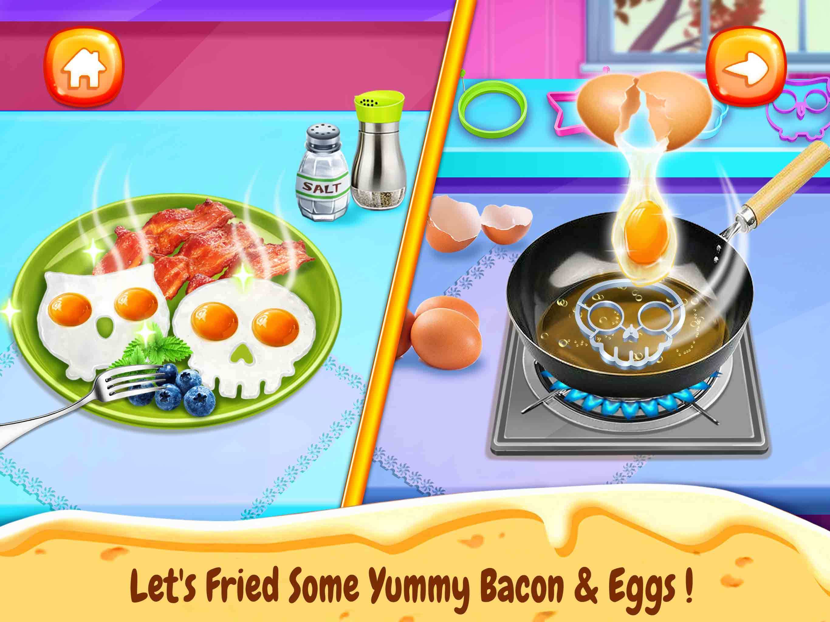 Breakfast Food Recipe! Game Screenshot