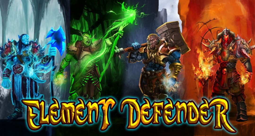 Element defender : Heroes Tap screenshot game
