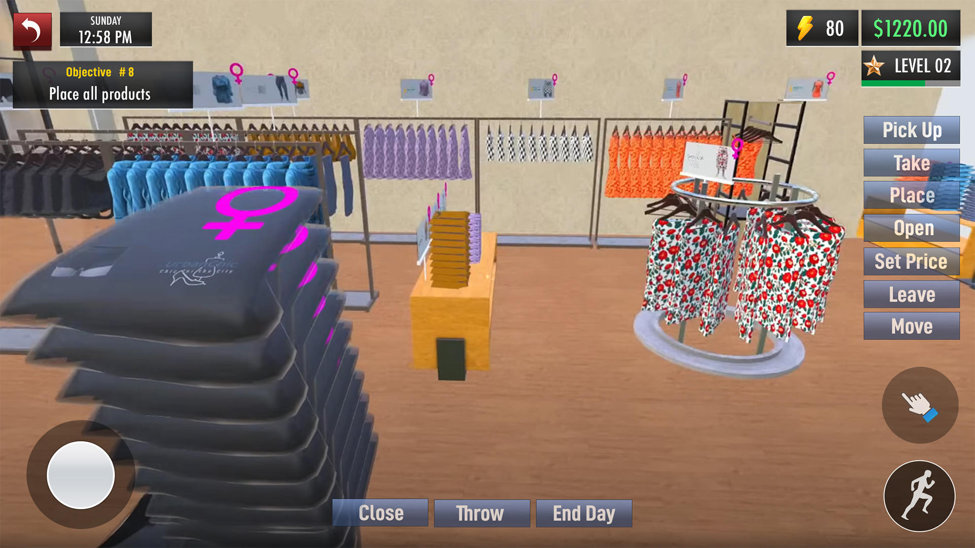 Clothing Store Game 3D Game Screenshot