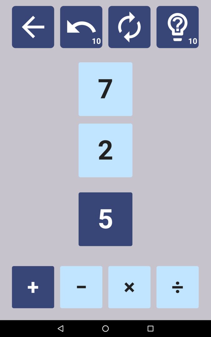 NumberDrop: Hard Math Puzzles ภาพหน้าจอเกม