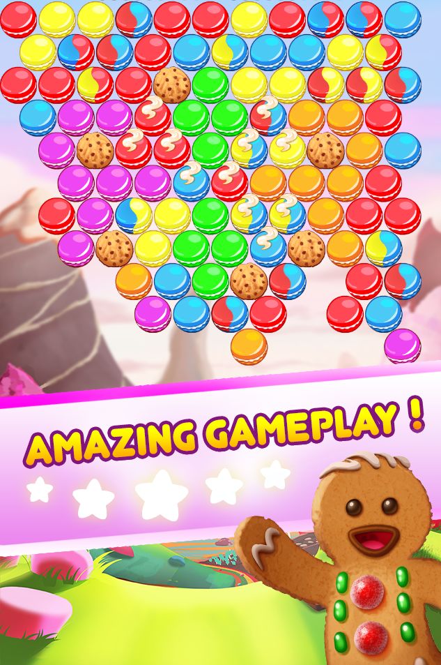 Screenshot of Cookie Pop Bubble Shooter