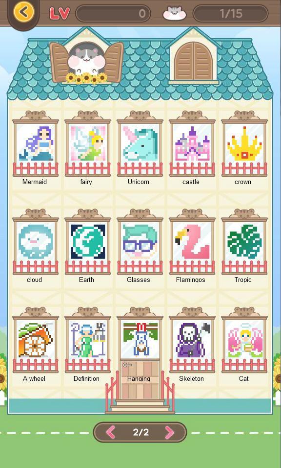 Скриншот игры Hamster Town - (Nonograms)