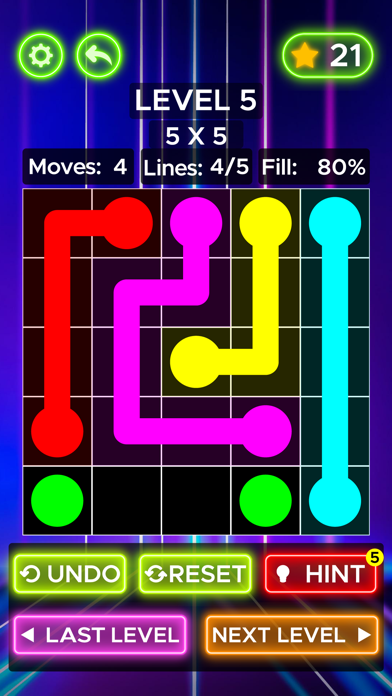 Скриншот игры Connect The Dots : Color Dots