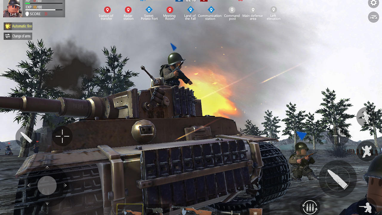 Screenshot 1 of Ardennes Fury: WW2 FPS Guns 9.0