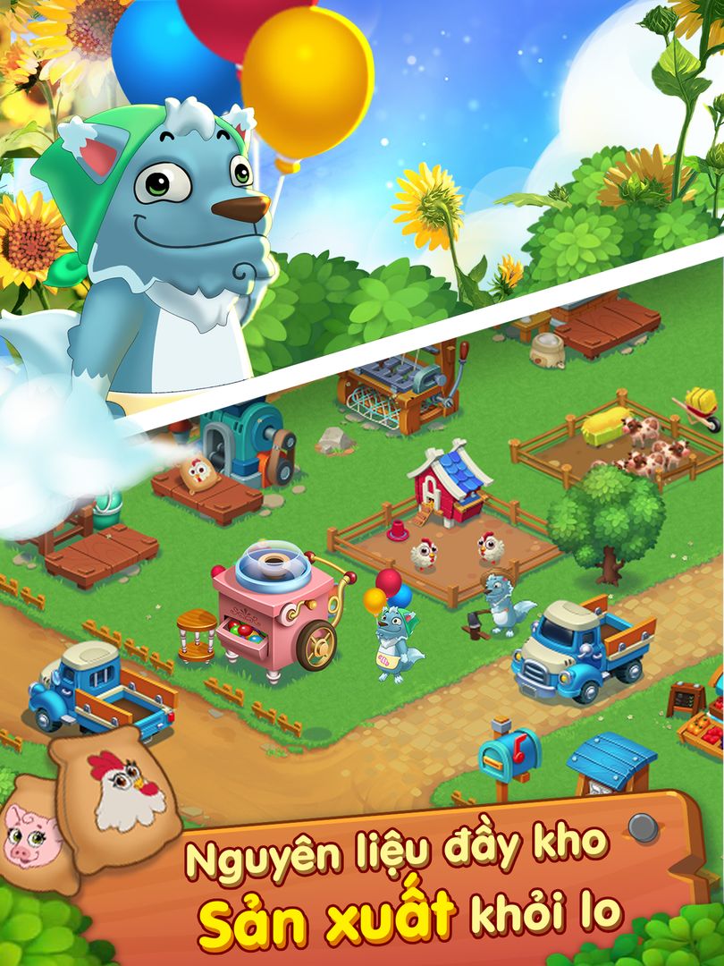 Farmery - Nông trại Sói Ca screenshot game