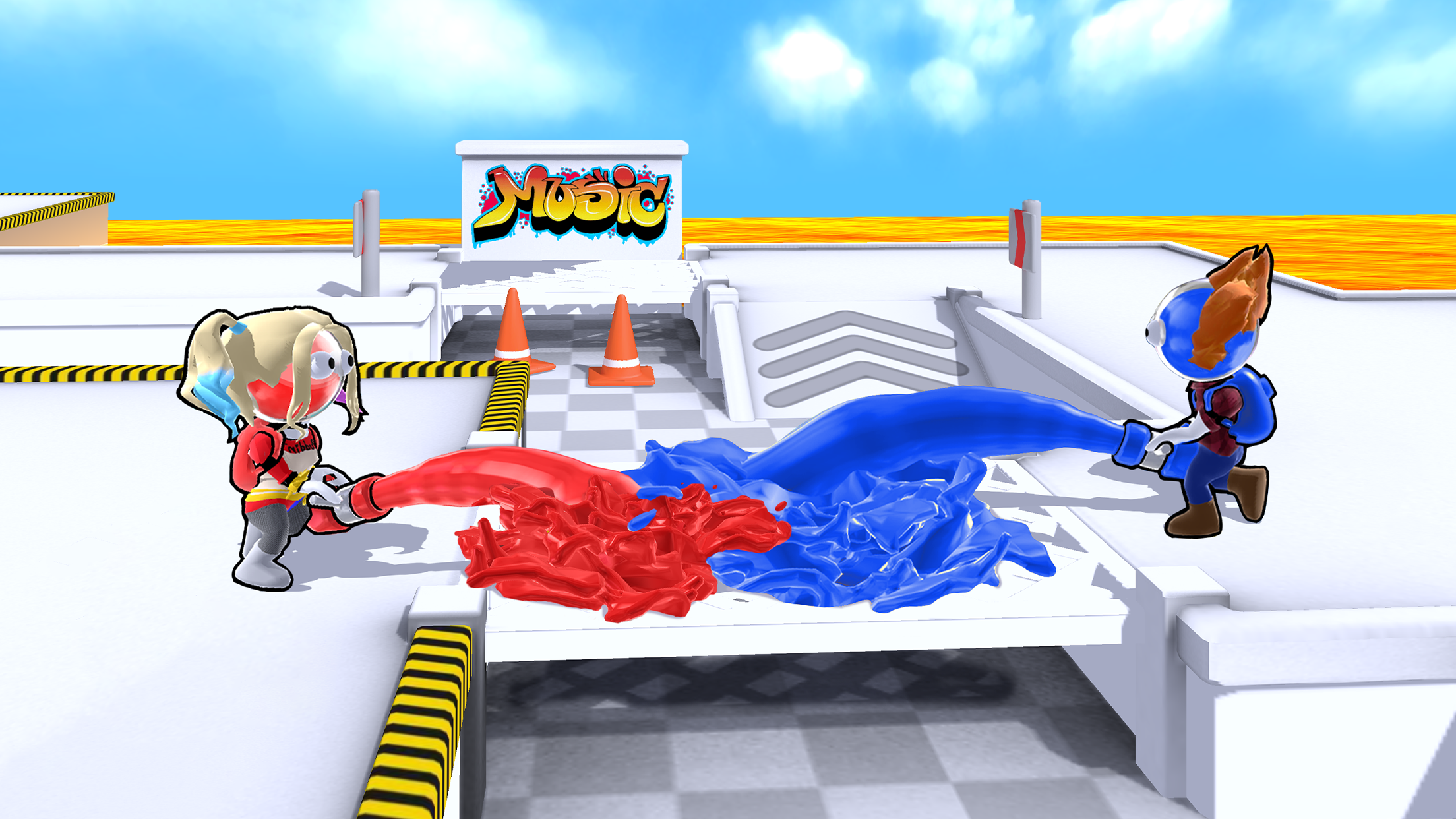 Screenshot of Dye Hard - Color War