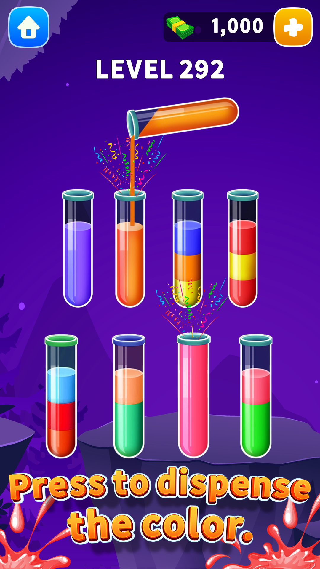 Cuplikan Layar Game Get Color - Water Sort Puzzle