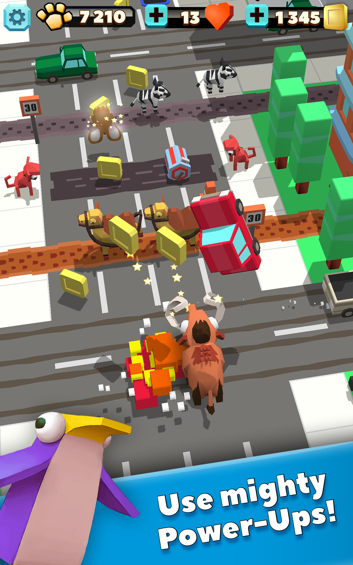 Screenshot of Wild City Rush