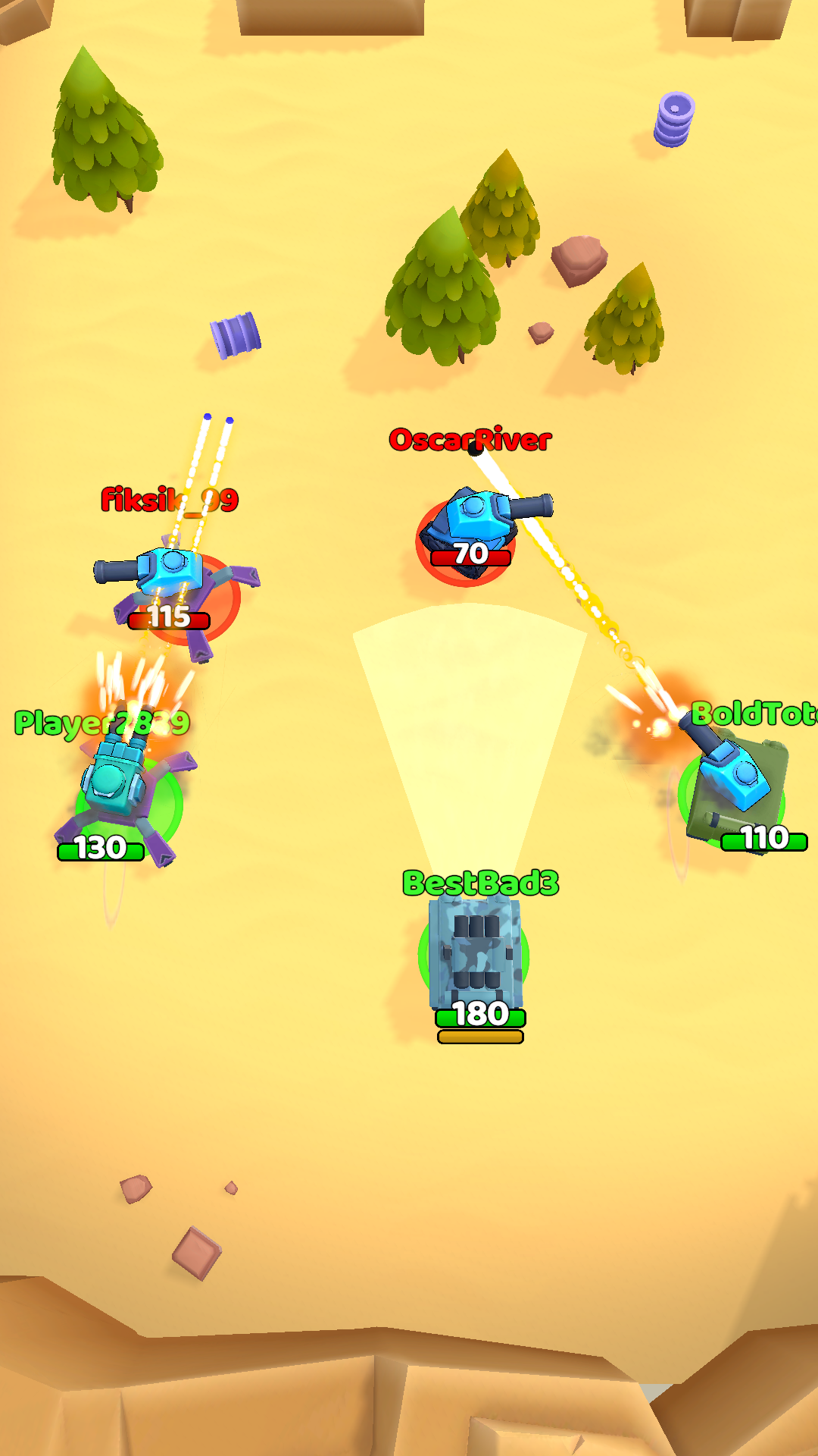 Battle Tanks: Iron Blitz Game Screenshot