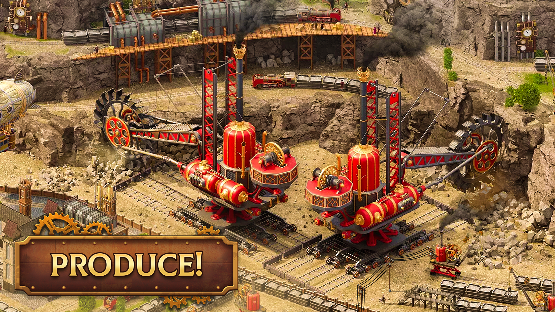 Steam City: Town building game Game Screenshot