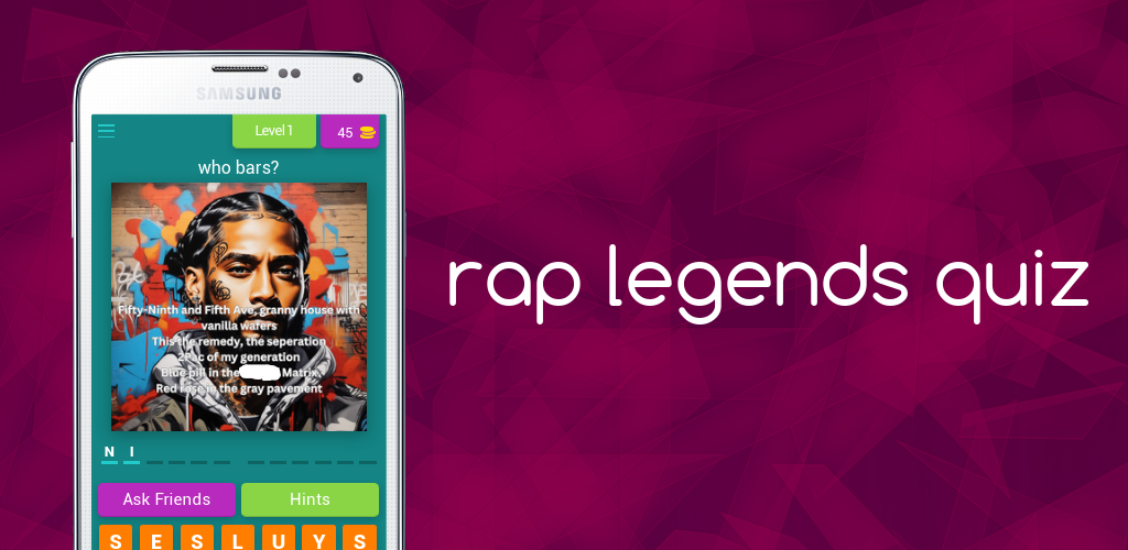 Banner of rap legends quiz 