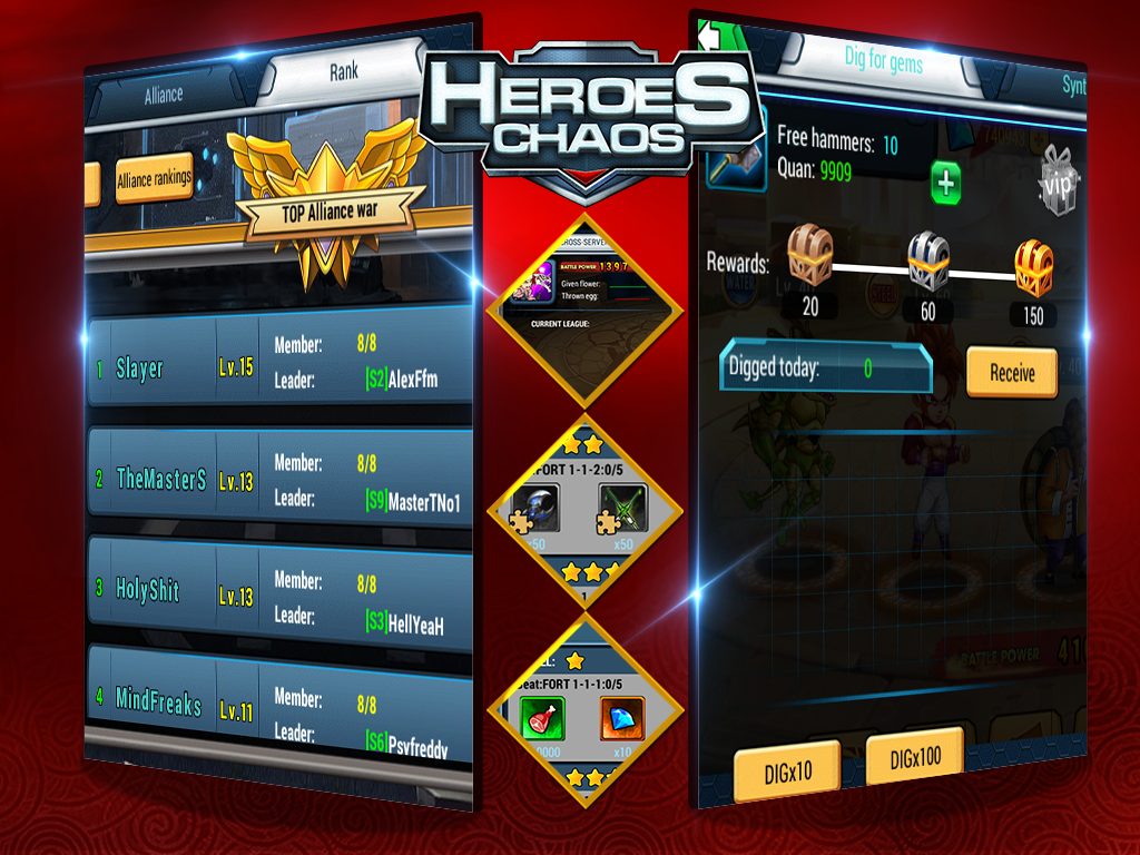 Heroes Chaos Game Screenshot