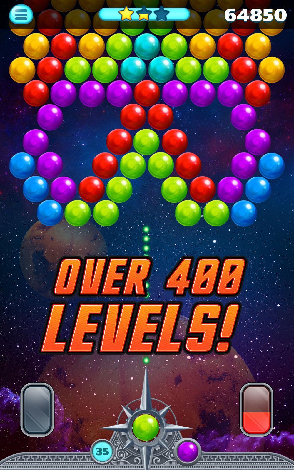 Bubble Mars ゲームのスクリーンショット