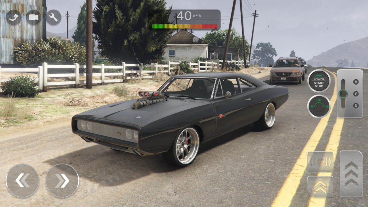 Captura de Tela do Jogo Muscle Drag Dodge: Charger RT