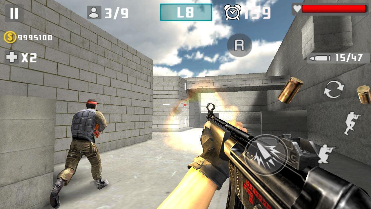 Gun Shot Fire War Game Screenshot