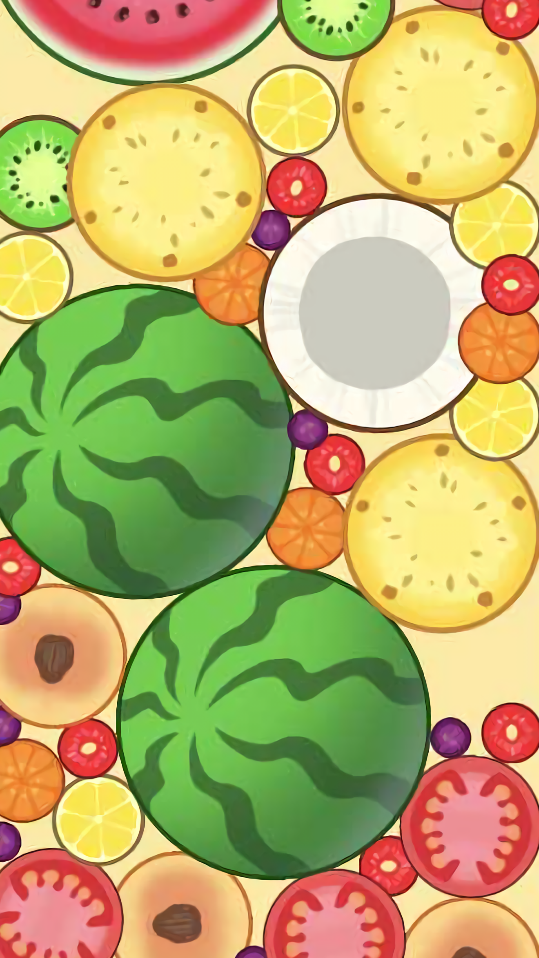 Screenshot of Watermelon Merge Game