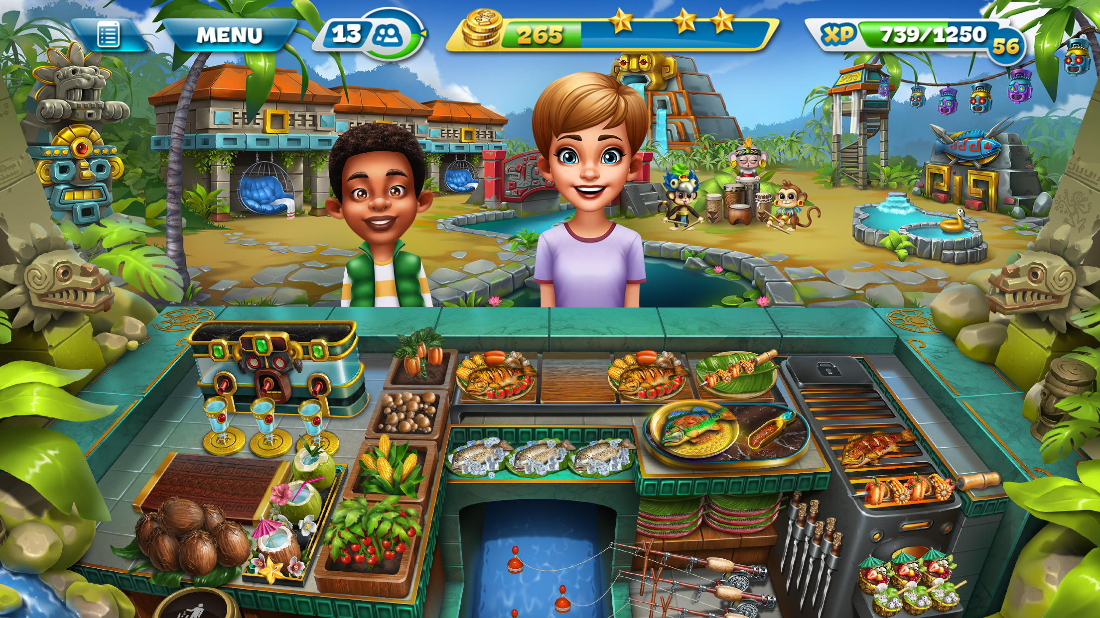 맛집 셰프 게임 스크린샷