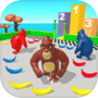Gorilla Run! Bridge Runners 3D