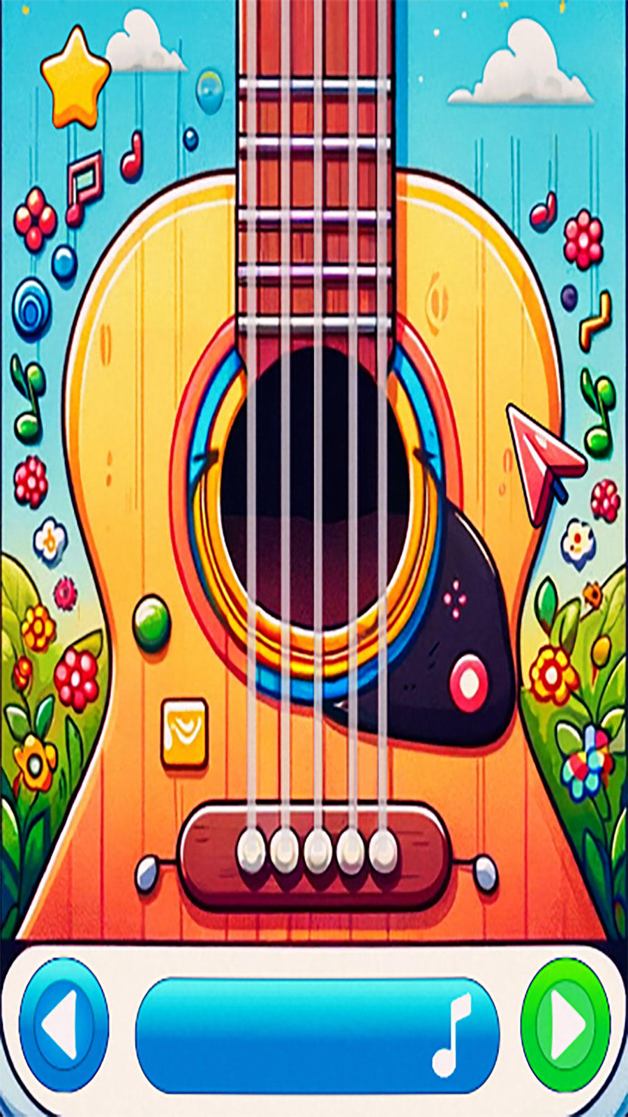 Fun Kids Guitar Game Screenshot