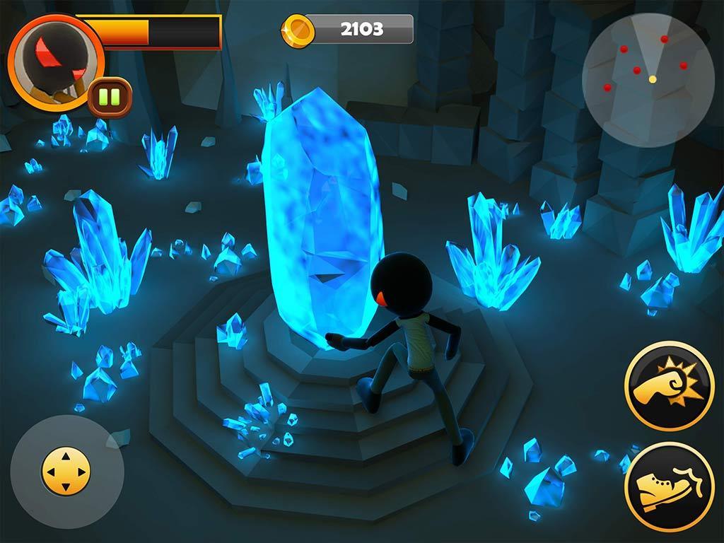 Scary Cave Stealth Escape 3D 게임 스크린 샷