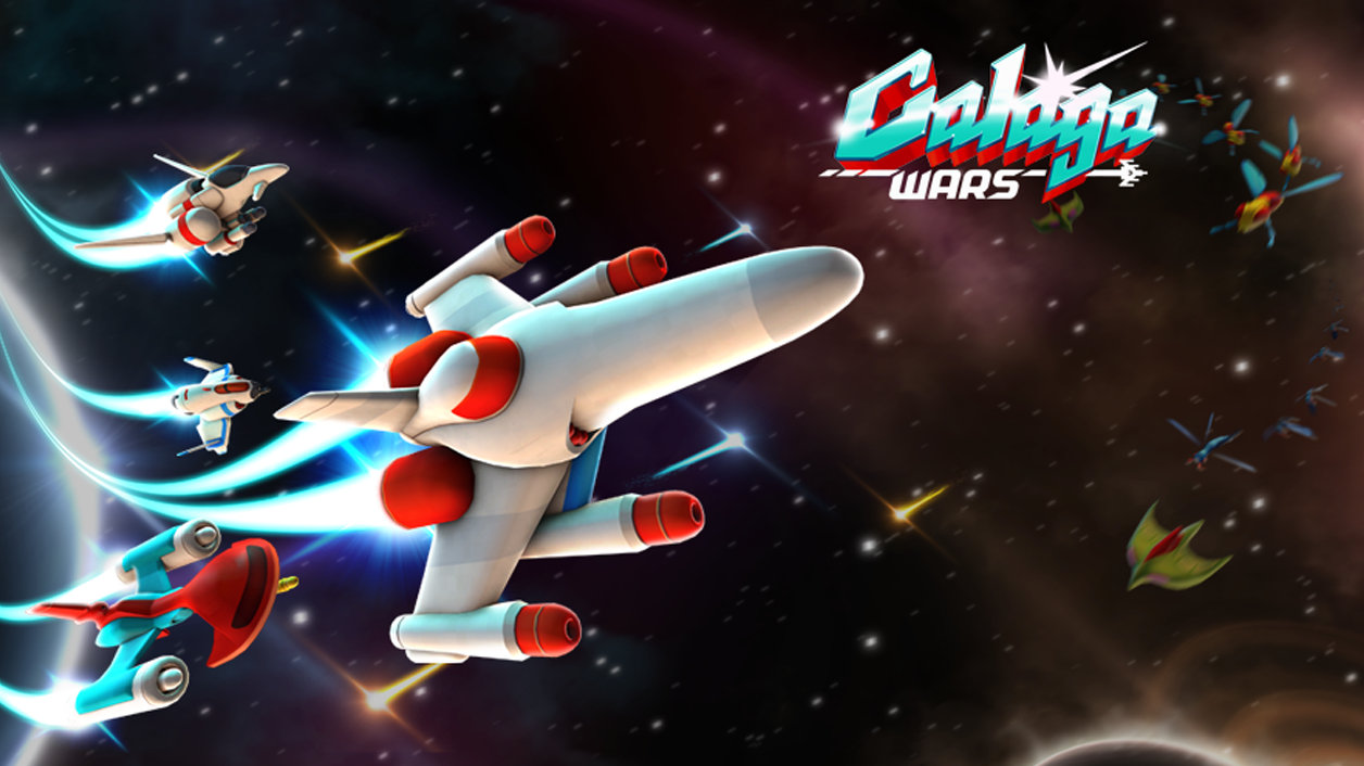 Screenshot of the video of Galaga Wars