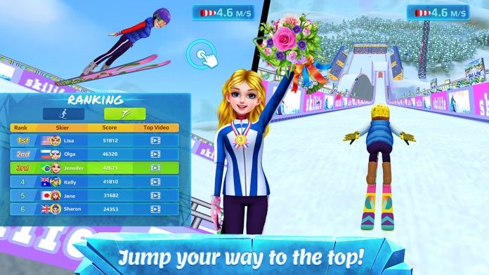 Ski Girl Superstar screenshot game