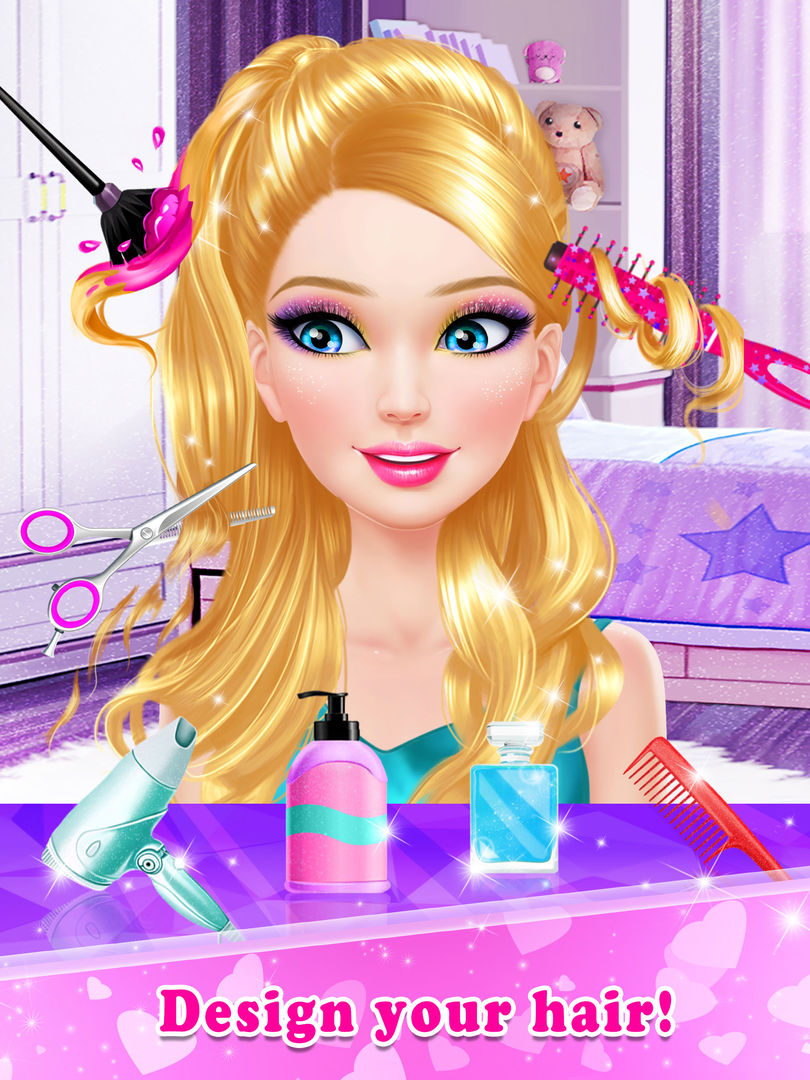 Doll Makeup Games for Girls 게임 스크린 샷