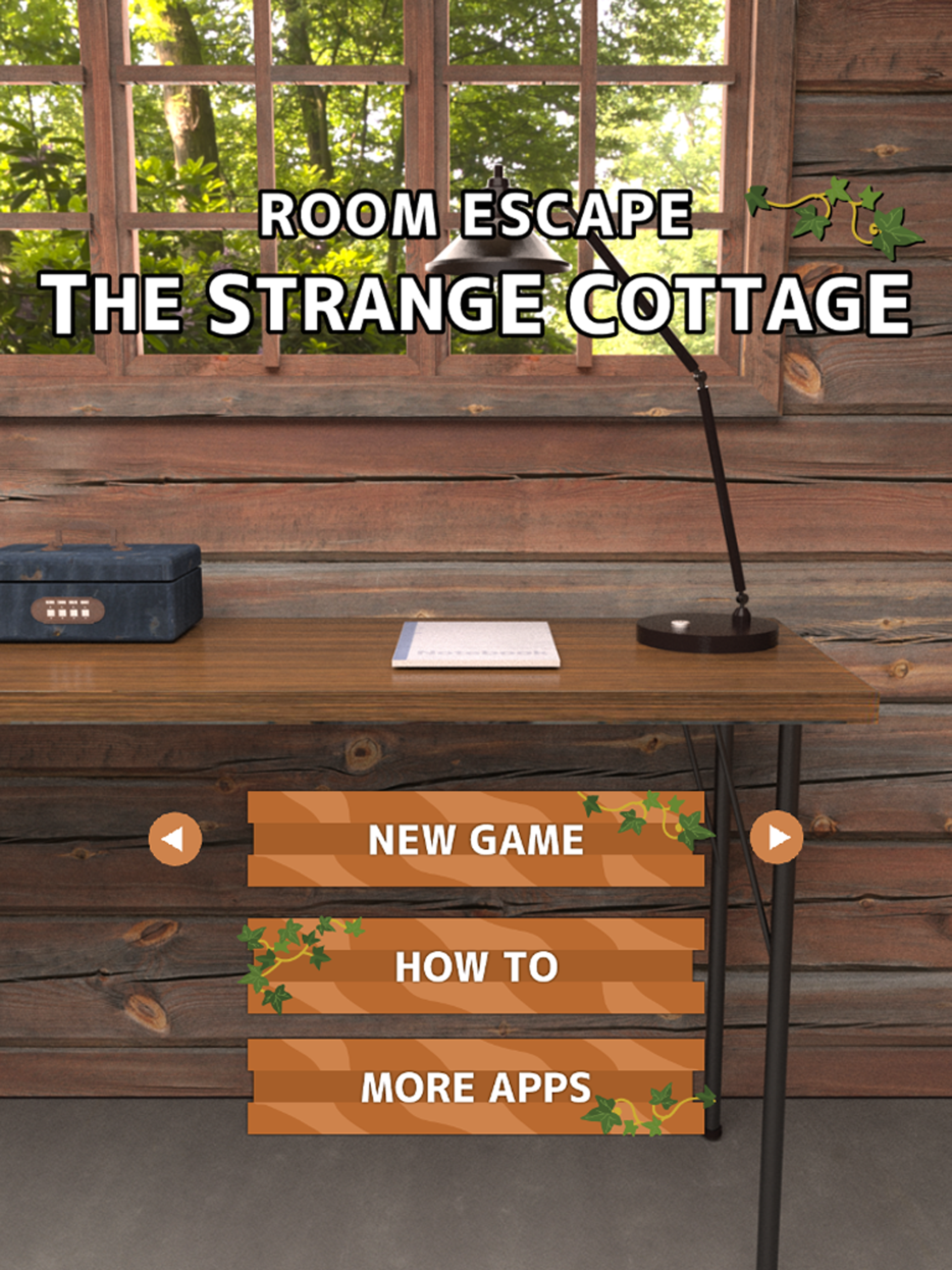 RoomEscape The strange cottage Game Screenshot