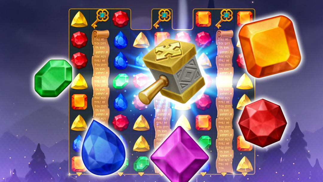 Jewels Magic: Mystery Match3遊戲截圖