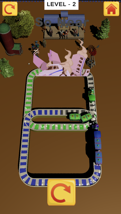 Choo-Choo Train Railroads Game Screenshot