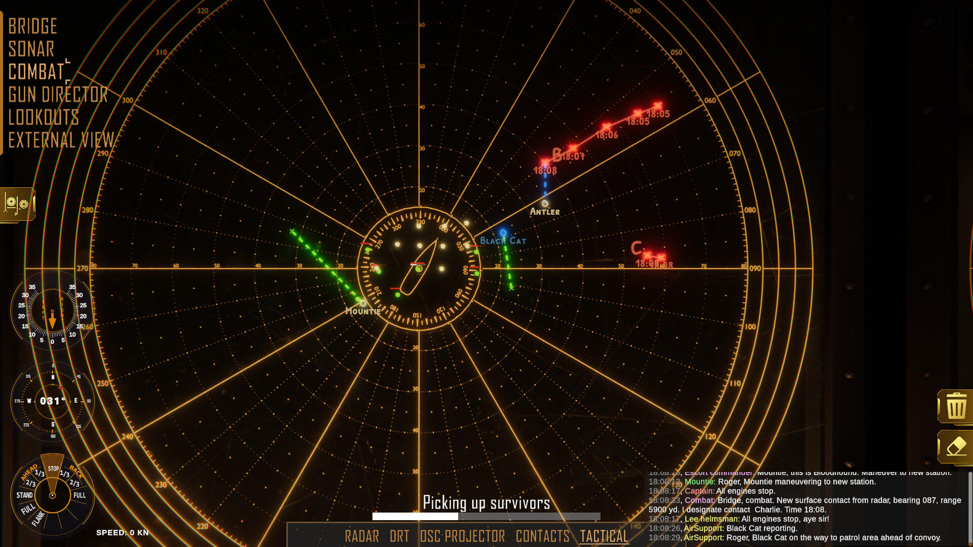 Destroyer: The U-Boat Hunter screenshot game