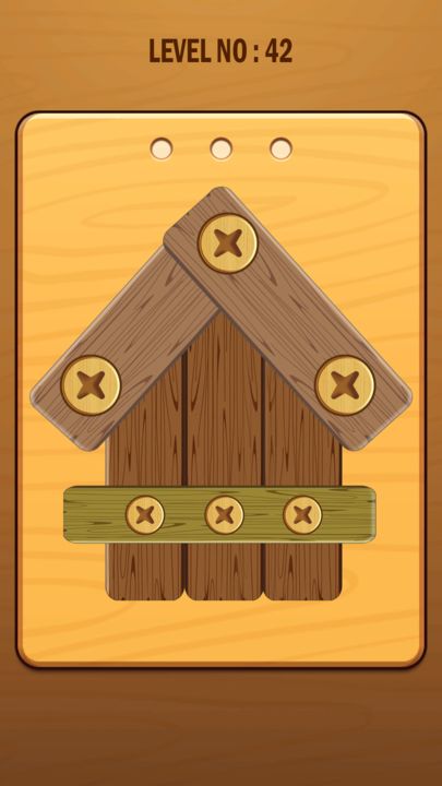 Woodley: Wood Screw Puzzle Game Screenshot