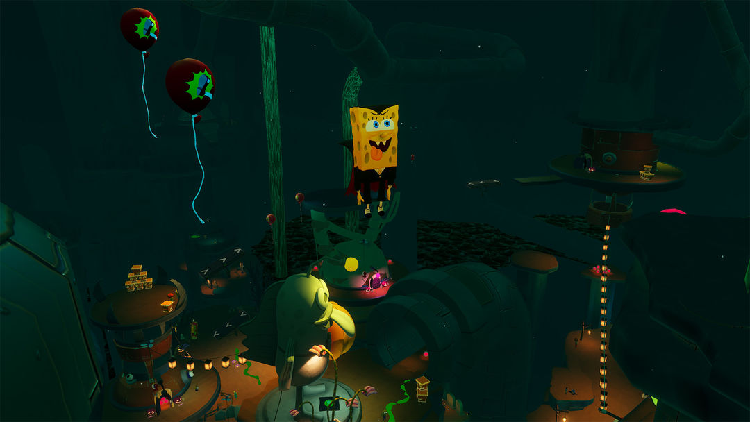 Screenshot of SpongeBob - The Cosmic Shake