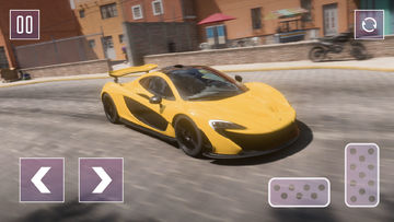 P1 McLaren Drift Simulator Game Screenshot
