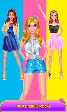 Pop It Girl - Teen School Life Game Screenshot