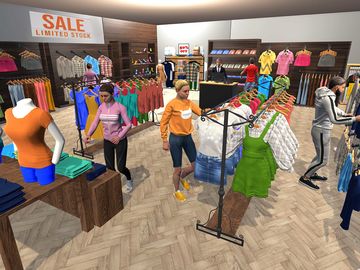 Cloth Store 3D Shop Simulator Game Screenshot