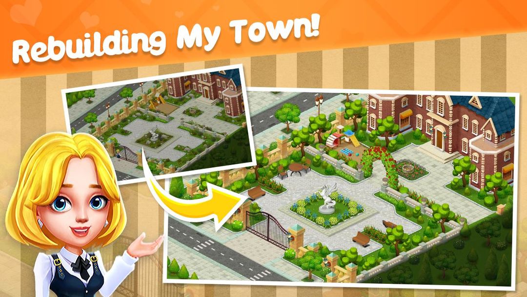 Screenshot of Town Story - Match 3 Puzzle